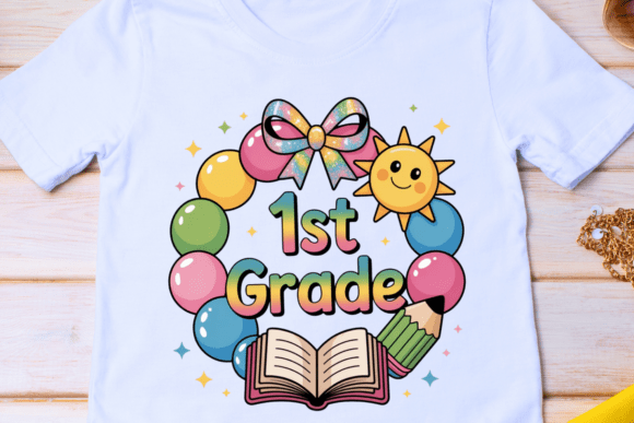 1st Grade PNG, Bracelets Back to School: A Versatile Design for Creative Projects