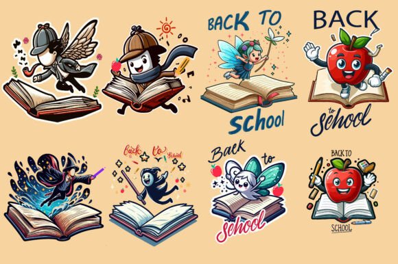 Back to School Design Set for Creative Projects