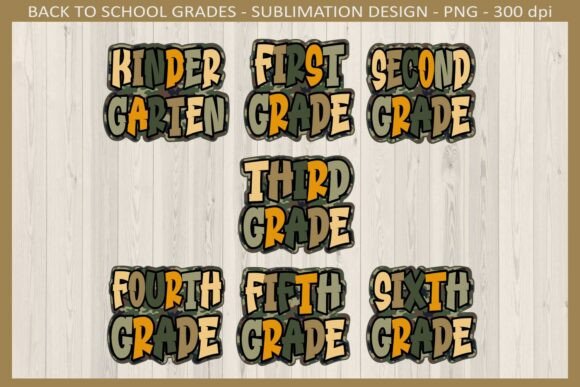 Back to School Grades Camo Background: A Versatile Design for Academic Themes