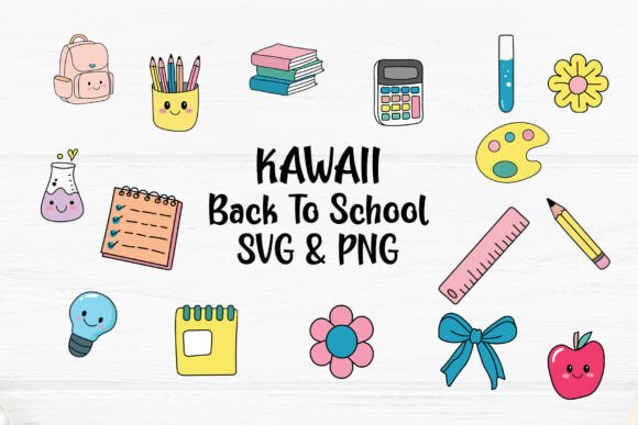 Back to School Kawaii PNG SVG: A Digital Asset for Modern Creatives and Entrepreneurs