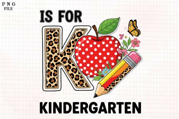 Back to School Kindergarten PNG
