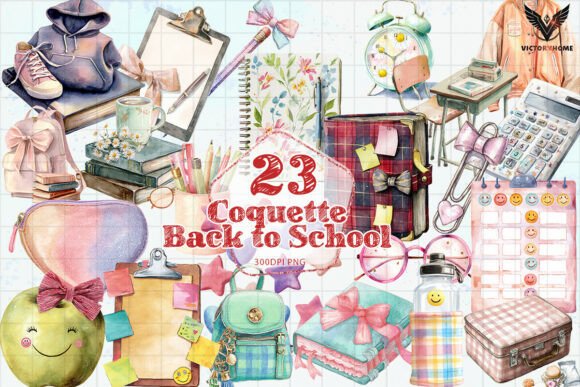 Coquette Back to School PNG: A Versatile Digital Asset for Creative Projects