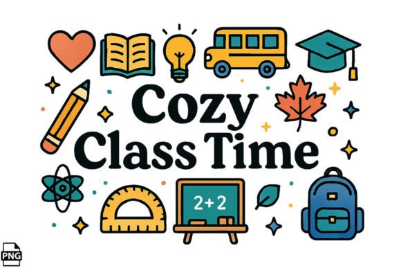 Cozy Class Time Back to School PNG: A Warm Welcome for Educators and Students Alike