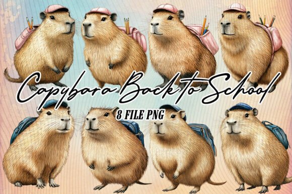 Everything You Need to Know About the Capybara Back to School T-Shirt for Kids Design File