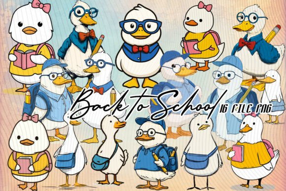 Gooses Back to School Clipart T-Shirt: A Versatile Design for Creative and Commercial Use