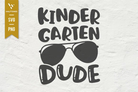 Kindergarten Dude Back to School SVG