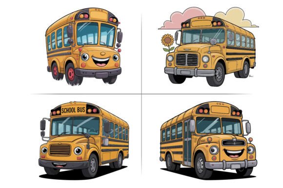 School Bus Back to School Clipart Design: A Strategic Tool for Creative and Commercial Projects