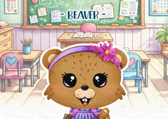 Woodland Back to School: Creative Uses for Beaver Poster Designs